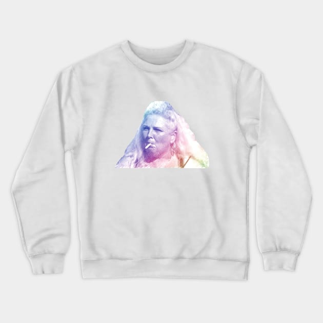 90 Day Fiance Angela Deem Smoking Crewneck Sweatshirt by Harvesting